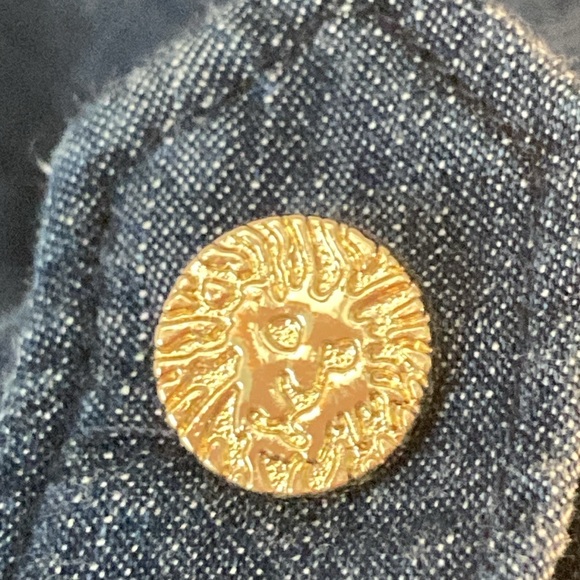 Anne Klein Steffi short sleeves denim dress 4 - Picture 5 of 15